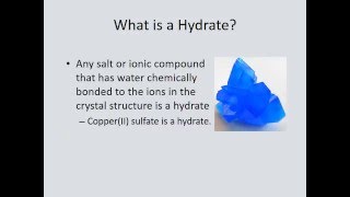 How to Name Hydrated Compounds NEW [upl. by Attelrac308]