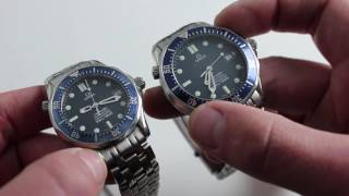 Omega Seamaster HeadToHead 255180 vs 253180 [upl. by Lemon256]