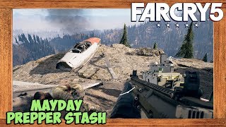 Far Cry 5 Mayday Prepper Stash Location [upl. by Samaj949]