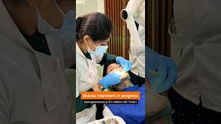 LIVE Braces Treatment in Progress Dr Srishti Bhatia [upl. by Hilaria]