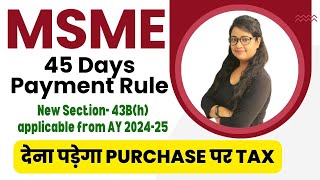 Closing Your Books in 2024 Know MSME 45 Days Payment Rule in 2024 [upl. by Karina]