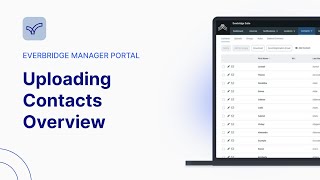 Uploading Contacts Overview  Everbridge Manager Portal [upl. by Sivrep]