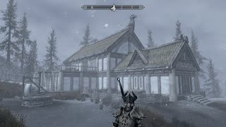 Lets Play Skyrim Episode 182 Construction of Heljarchen Hall Skyrim Anniversary Edition skyrim [upl. by Nauhs]