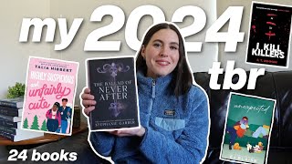 24 books I want to read in 2024 🎀 2024 TBR [upl. by Radloff]