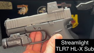 The Perfect CCW Weapon Light  Streamlight TLR7 HLX Sub Weapon Light Review [upl. by Surad862]