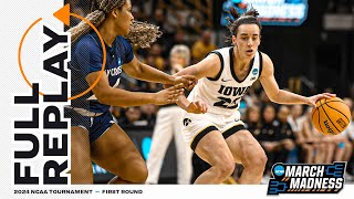 Iowa vs Holy Cross  2024 NCAA womens first round  FULL REPLAY [upl. by Sibel]