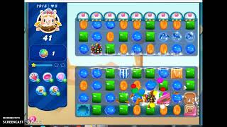 Candy Crush Saga Level 7915 No Boosters 10 Gold Bars [upl. by Leiba]