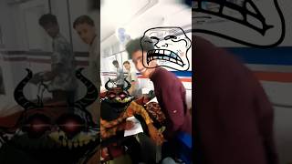 Troll face arm wristling 😯😯 music remix bass bassboosted beats vlog [upl. by Refotsirhc]