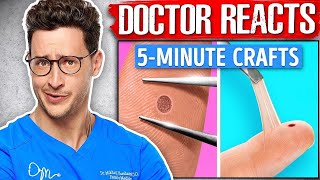 Doctor Reacts To Ridiculous 5Minute Crafts Videos [upl. by Nett779]