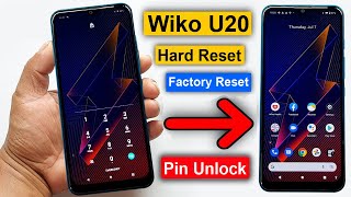 Wiko Power U20 WV750BN Hard Reset or Factory Reset  Wiko Power U20 Screen Lock RemovePin Unlock [upl. by Lenore961]