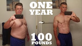 1 Year Weight Loss Transformation  Mind amp Body Transformation [upl. by Acinorehs967]