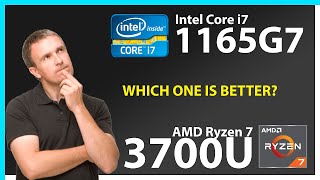 INTEL Core i7 1165G7 vs AMD Ryzen 7 3700U Technical Comparison [upl. by Nuzzi]