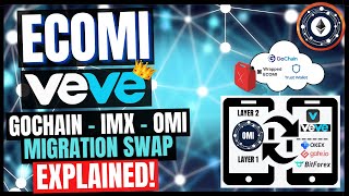 Ecomi  Veve  Immutable X OMI Migration Swap Explained ⏰ [upl. by Aneehsram186]