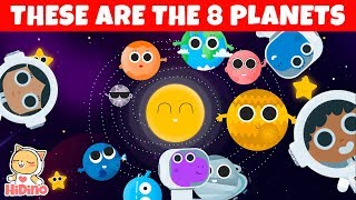 🌎 The Planet Song 😎 Learn the planets  Space song for children  HiDino Kids Songs [upl. by Goer442]