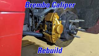 Brembo Caliper Basic Rebuild HowTo [upl. by Asle]