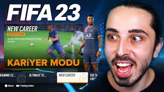 İLK KEZ FIFA 23 OYNADIM  YENİ KARİYER MODU OYNANIŞ ve OYUNCU KARİYERİ [upl. by Eilyw]