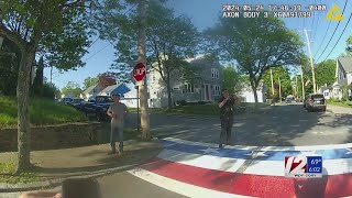 East Providence man says he was falsely accused of defacing patriotic crosswalk wants apology [upl. by Stefania]