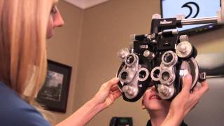 How does a pediatric optometrist check a childs eyes amp vision by an eye doctor for kids [upl. by Yraccaz]