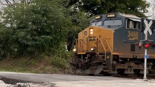 Southbound Autorack Clears Gateless Crossing Chapel Hill TN [upl. by Eceinahs]