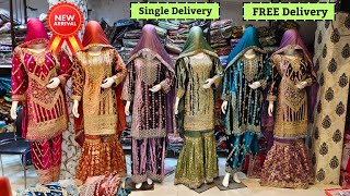 Exclusive Wedding Dresses Sharara Lahenga Single Delivery New Arrival Ys Textiles [upl. by Yarled290]