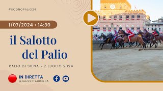 il Salotto del Palio  Palio di Siena 2 luglio 2024  SOGNO PALIO [upl. by Audrit34]