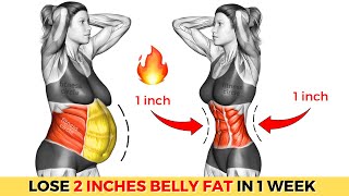 Best Exercise To LOSE 2 INCHES OFF WAIST  Do This STANDING 30Min and Say Goodbye to Belly Fat [upl. by Delgado794]