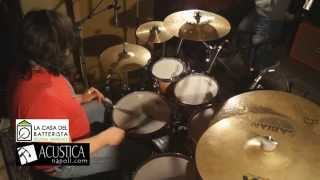 Augusto Bortoloni drum solo Odery Eyedentity  Studio 12 [upl. by Adlar]