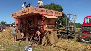 Threshing machine in action at Rural Pastimes 2024 [upl. by Alil]