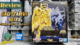 SEIYA DE SAGITÁRIO Herdeiro da Armadura de Ouro Cloth Myth EX Metal Bandai Unboxing Review [upl. by Eupheemia]