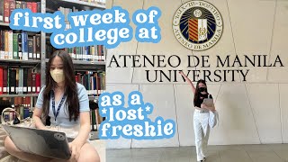 FIRST WEEK OF COLLEGE  UNI VLOG 🦅 freshman year week in my life at ateneo  Alyssa Lyanne [upl. by Ngo80]