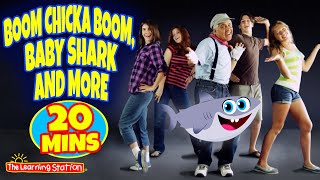 Boom Chicka Boom Baby Shark and More ♫ 20 Mins of Brain Breaks ♫ Kid Songs by The Learning Station [upl. by Myranda]