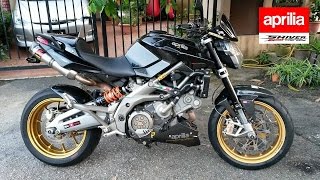 Aprilia Shiver 750 Factory APRC 🏍 with Akrapovič Exhaust Decat CF  Closeup Startup amp Revs ★★★★ [upl. by Nuahsel]