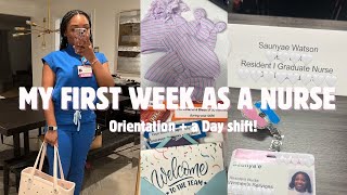 RN Residency Orientation Week  First Shift as a Mother Baby Nurse 💖🐣✨ [upl. by Barnaby]