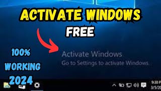 Activate windows 10 and 11 permanently  Windows 10 free activation in 2024 [upl. by Novyad]