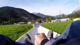 Onride Längste Sommerrodelbahn in Tirol  Biberwier  Österreich [upl. by Breban]