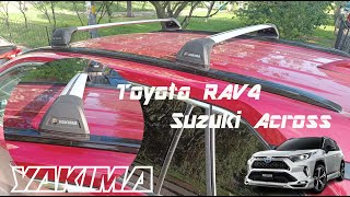 Yakima  Whispbar  Prorack roof rack installation Toyota RAV4 [upl. by Enomaj508]