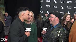 Tauren Wells  54th GMA Dove Awards red carpet [upl. by Burdelle]