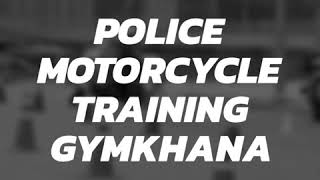 Police Motorcycle Training Gymkhana 2 [upl. by Lombardo126]