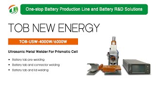 Ultrasonic Welder For Prismatic Cell Battery Tab Welding [upl. by Willyt]