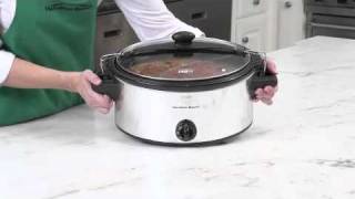 Slow Cooker  Hamilton Beach®  Stay or Go® 6 Quart Slow Cooker 33262 [upl. by Beacham36]