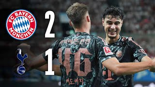 Thrilling battle in Seoul  FC Bayern vsTottenham Hotspur 21  Highlights 🇰🇷 [upl. by Divd]