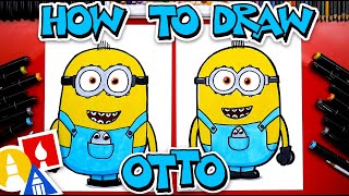 How To Draw Otto From Minions Rise Of Gru [upl. by Singh]