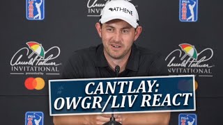 Patrick Cantlay at API Reacts To LIV Withdrawing OWGR Points Bid [upl. by Serra]