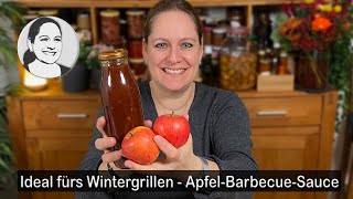 Apfel Barbecue Sauce  Äpfel pikant verarbeiten Auch super als Ketchup und zu Currywurst 👍😃 [upl. by Medeah]