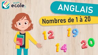 Anglais  Nombres de 1 à 20  Numbers [upl. by Duntson817]