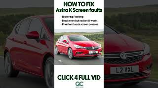 Vauxhall Opel Astra K LCD screen repair fix DIY instruction vauxhallastra screen navi900 repair [upl. by Hctud]