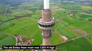 Emley Moor Mast SUPER COOL DRONE FOOTAGE [upl. by Andrien903]