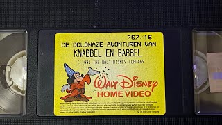 Ending to De Doldwaze Avonturen Van Knabbel en Babbel Dutch VHS 1991 [upl. by Ertnod]