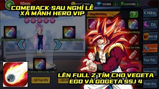 Siêu Rồng Thần Huyền Thoại  COMEBACK SAU NGHỈ LỄ XẢ MẢNH LÊN FULL Z TÍM VE EGO VÀ GOGETA SSJ4 [upl. by Ennylcaj]