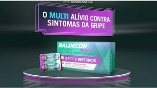 Chegou Naldecon Multi O multi alívio contra sintomas da gripe [upl. by Etteyniv160]